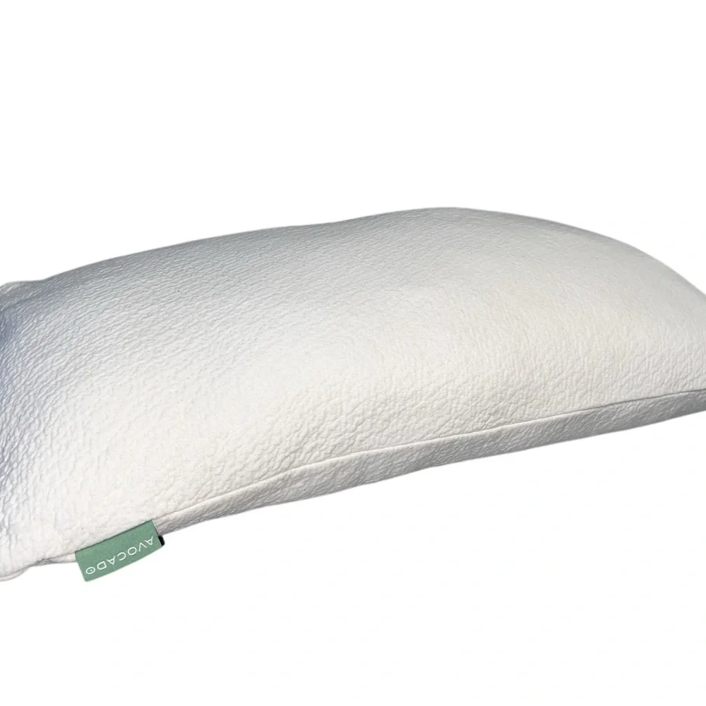 Avocado Green Pillow- Adjustable Organic Bed Pillows - Picture 4 of 8
